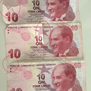 Halkbank ATM 'den Eski, Yırtık Banknotlar Verdi