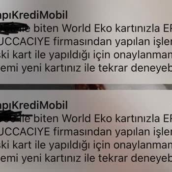 Eryavuz Züccaciye Firmasından Kartımdan Yapılmak İstenilen Harcama