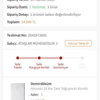 Trendyol Müşteri Temsilcisi Şikayeti