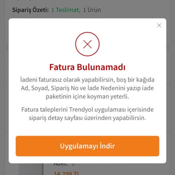 Trendyol Müşteri Temsilcisi Şikayeti