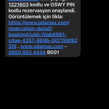 Odamax Rezervasyon İptal Faciası