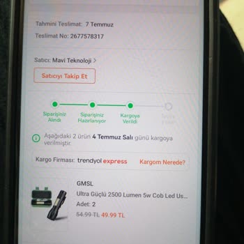 Trendyol Express Kargoyu Teslim Etmiyor