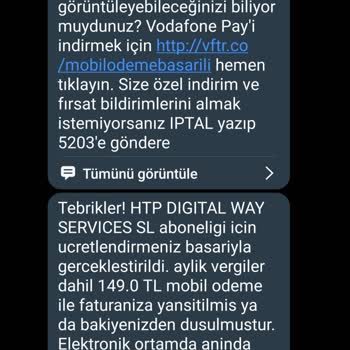 Vepaş Ve Vodafone Ödeme Çıkmazı