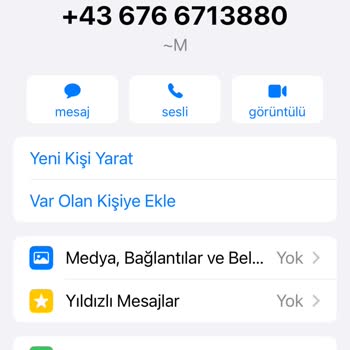WhatsApp Yabancı Tanınmayan Numaralar