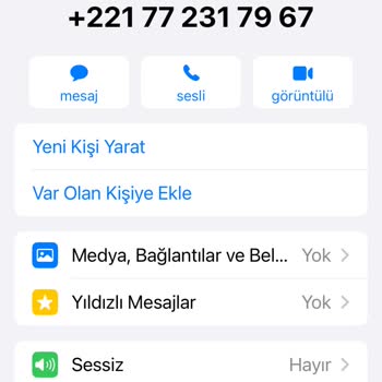 WhatsApp Yabancı Tanınmayan Numaralar