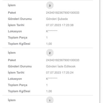 Bershka İndirimden Aldığım Ürünleri Teslim Etmeden İade Aldı