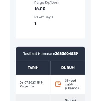 Sürat Kargo Geciken Kargo Teslimatı