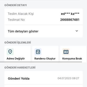 Trendyol Kargom 4 Gündür Hareketsiz Halde