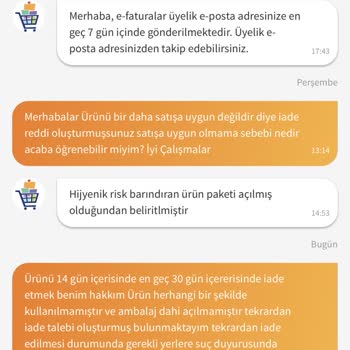 Trendyol Hesaplımağaza Markasının Kasıtlı Olarak İade Reddi.