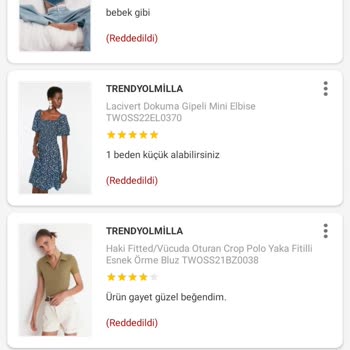 Trendyol Ürünlere Yorum Yapamıyorum