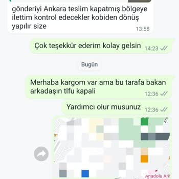 Sendeo Kargo Problemi, Gönderi Almama Yetkilinin Tavrı Yanlış Gönderim