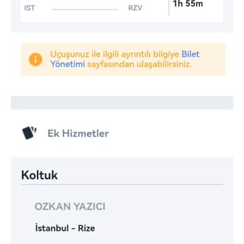 THY Bilet İadesi Veya Ek Uçuş Hakkı Verilmemesi Hk.