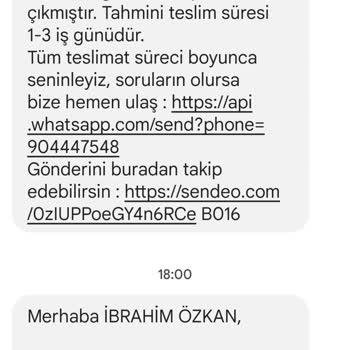 Sendeo Kargo Siparişimi Teslim Etmiyor