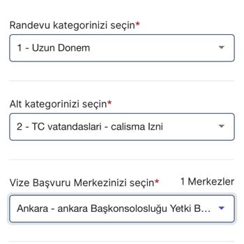 VFS Global Randevu Hata Veriyor