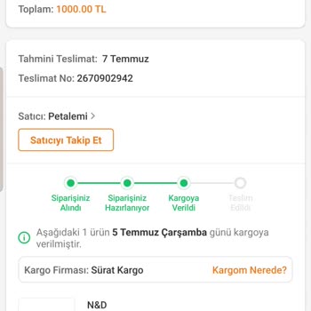 Trendyol Express Kargo Süreci Saçmalığı