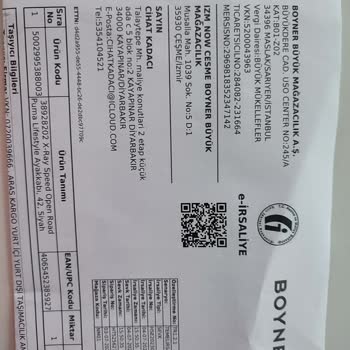 Boyner Hatalı Ürün Geldi