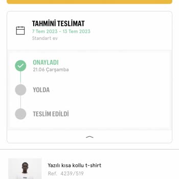 Pull And Bear Aktif Siparişten Bilgisiz Ürün Eksikliği