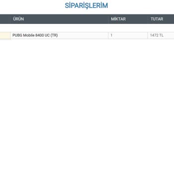 epin.com.tr PUBG Uc Ödeme Yapılmadı