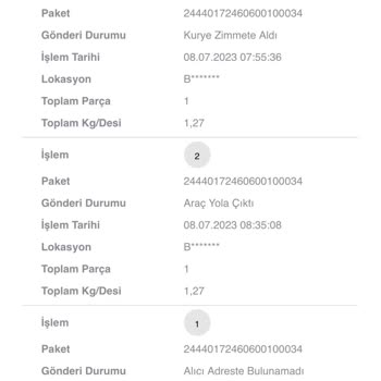 Scotty Kargo Teslim Sorunu