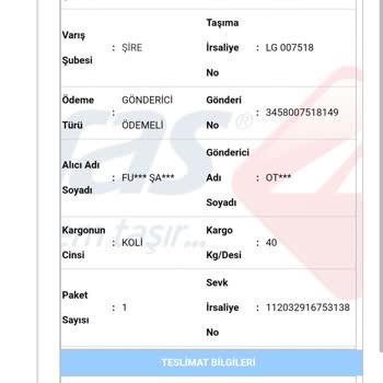 Sözde Kargo Aras Kargo İftiharla Sunar.