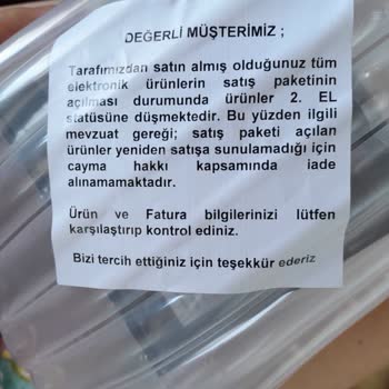 Trendyol (tekcep) 0 Diye Sattığı 2. El Ürünün Parasını İade Etmiyor