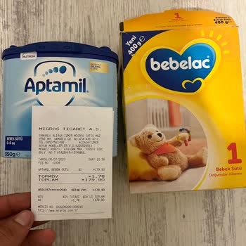 Yerli Zannettiğim Bebelac Mama Aptamil'in Kötü Koku Ve Tat