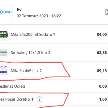Bisu Eksik Ürün Getirdi Muhatap Yok
