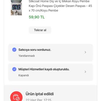 Hepsiburada Silk Coat Home Güvensizliği.