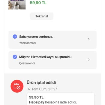 Hepsiburada Silk Coat Home Güvensizliği.