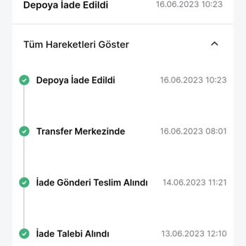 Trendyol Satıcısı İade Aldığı Ürünün Bedelini Geri İade Etmiyor.