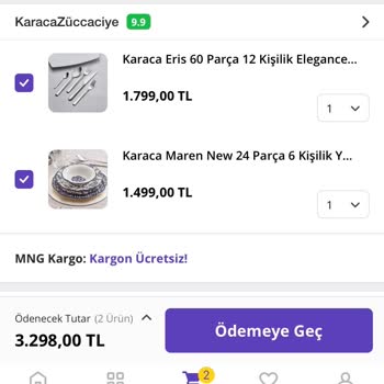 Karaca Züccaciye Tüm Aracı Sitelerdeki Kampanyalı Ürünlerin İptali