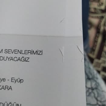 Kütahya Zemzem Reklamcılık Yırtık Davetiye Gönderdi