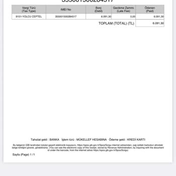 BTK Telefon Harcını Yatırmama Rağmen Cihazım Kayıt Dışı Görünüyor
