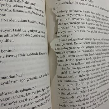 Amazon'dan Aldığım Kitapta Hasar