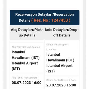 Çizgi Rent A Car'da Yaşadığım Araç Kiralama Sorunu