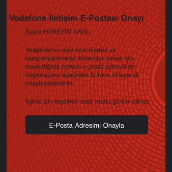 Vodafone Talebim Yerine Getirilmedi