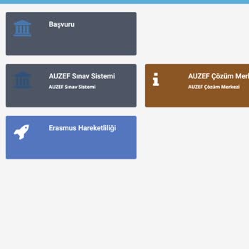 İstanbul Üniversitesi AUZEF Online Sınav Sistemine Girilmiyor