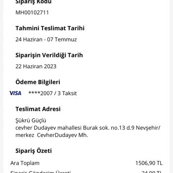 Morhipo Siparişleri Aydan Mı Gönderiliyor