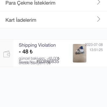 Gardrops Hesabımda _48 Shipping Violation Yazıyor Neden