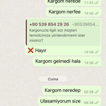 Kargoist Kargo Firmasi Sorumsuzluğu Ve Pişmanlığı