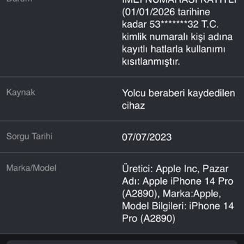 BTK (Bilgi Teknolojileri ve İletişim Kurumu) İphone Telefonumda Servis Sorunu