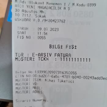 A101 Fatura Talebi ve Eleman Davranışı