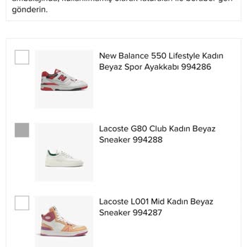 SuperStep Kolay İade Talebi
