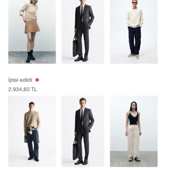 Zara Siparişim 2 Kez İptal Edildi