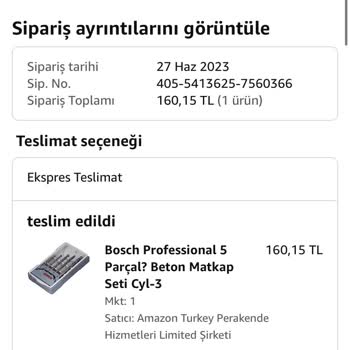 Amazon Zamanında Teslim Edilmeyen Ürün