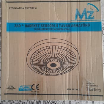 Dostkar Yapı Market Mz Marka Sensörlü Şarjlı LED Tavan Armatürü 3 Kez Arıza Yaptı