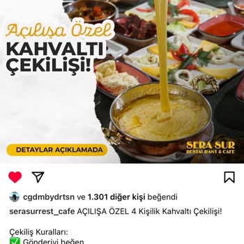 Sera Sur Restaurant & Cafe 'nin Güvensiz Çekilişi