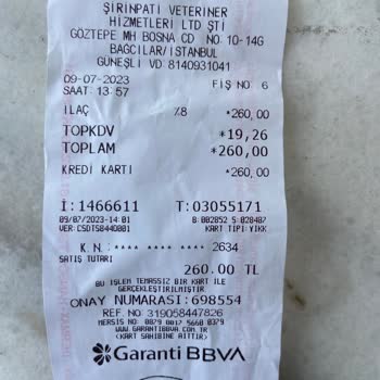 Şirinpati Veteriner Kliniği Tırnak Kesmek İçin Çok Yüksek Para Aldı