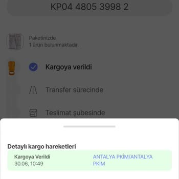 PTT Kargo Siparişimi Şubesinde Bekletiyor