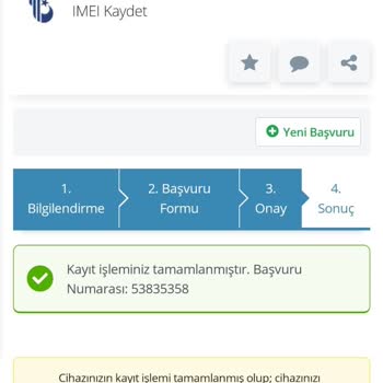Turkcell IMEI Kaydımı Yaptığım Halde Servis Hatası